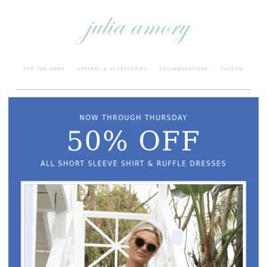 SELLING FAST!! 50% OFF Short Sleeve Shirt Dresses & Ruffle Dresses