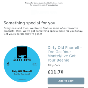 NEW! Dirty Old Pharrell - I’ve Got Your Montel/I’ve Got Your Beenie