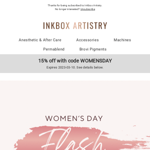 Women’s Day FLASH SALE - ONLY 24HRS LEFT!!