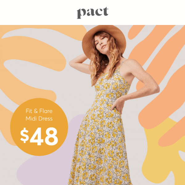 Pact fit shop and flare dress