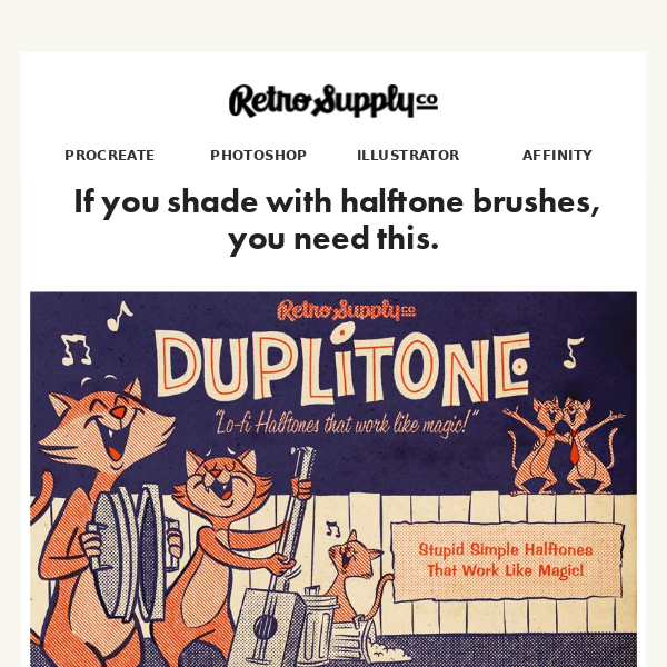 If you shade with halftone brushes, you need this.