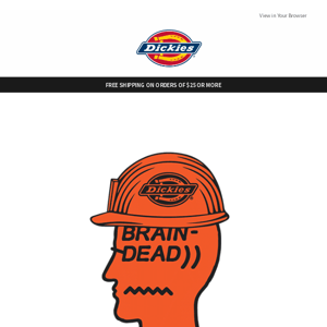 Just Launched: Dickies x Brain Dead
