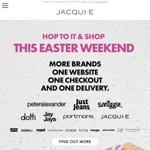 Hop To It & Shop This Easter Weekend