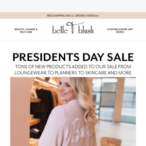 Presidents' Day Sale! 🛍️