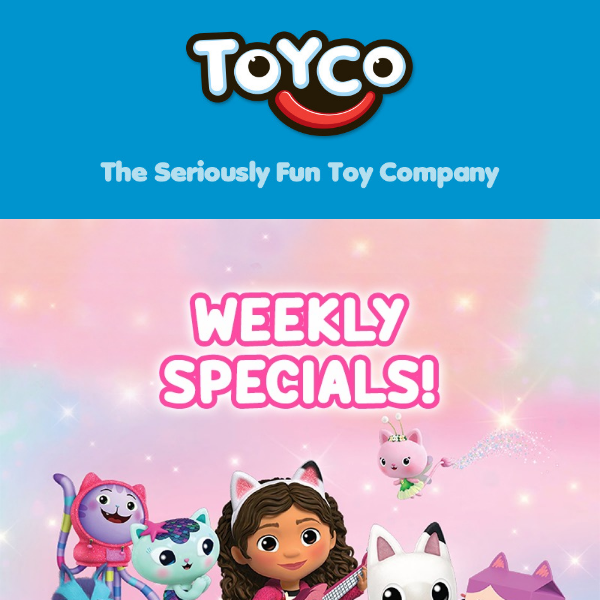 Toyco's Weekly Specials - Up to 30% Off!