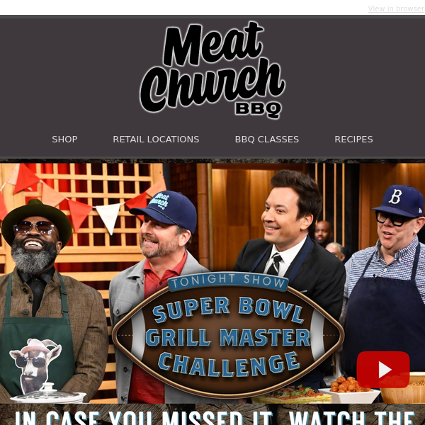 What are you cooking for the big game? 🏈 Meat Church Recipes inside 👀