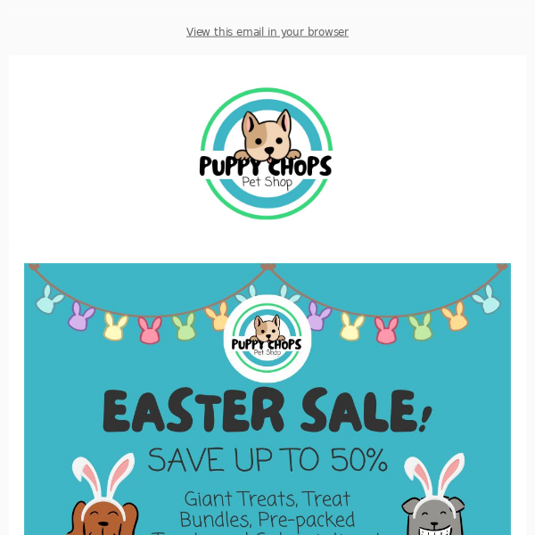 Only a few hours left of our Easter Sale! 🐰⏰