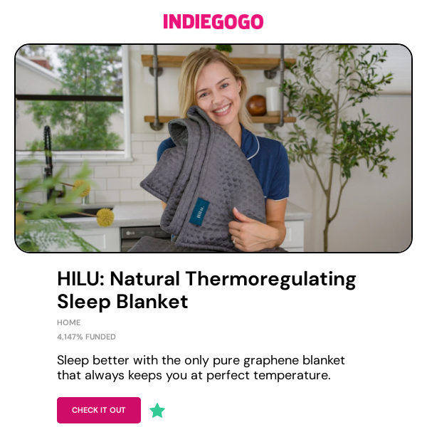 Don't overheat in your bed in the hot summer months... use this thermoregulating blanket
