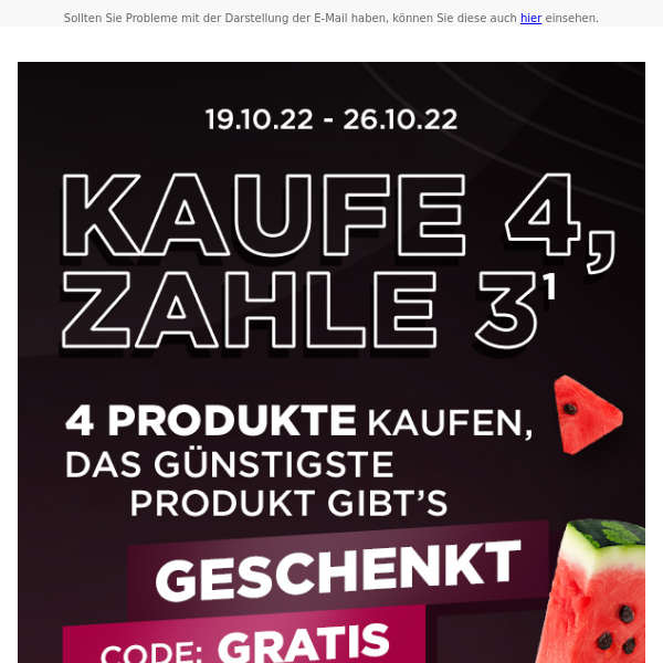 4 für 3 auf ESN mit Isoclear, Creatine, uvm. 🤩