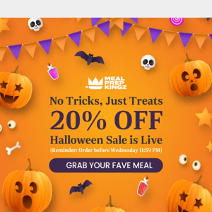 Halloween Sale Starts Now- 20% off🎃