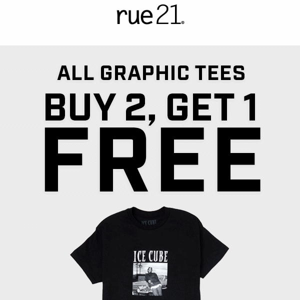 get a FREE graphic tee!! 📣