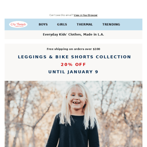 Sale On: Leggings + Bike Shorts Collection & Boys Bottoms