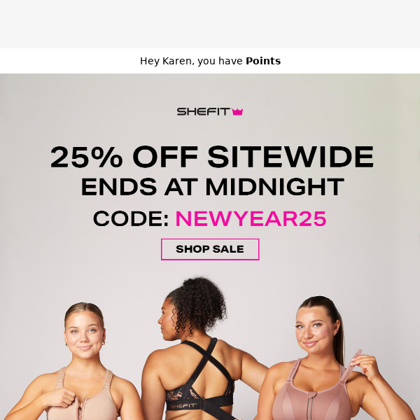 25% OFF Sitewide ends at midnight!