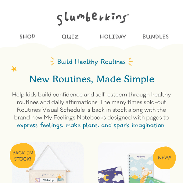 New Routines, Made Simple ⭐