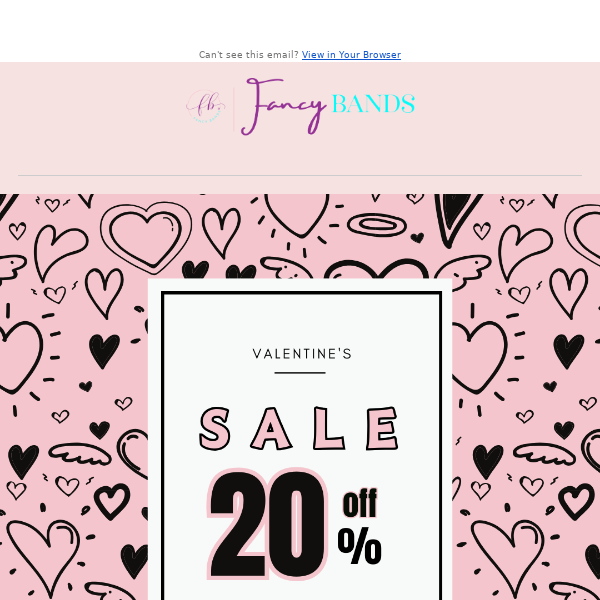 💞 Feel The LOVE With 20% Off EVERYTHING!