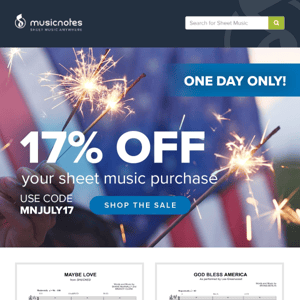 Celebrate Independence Day With 17% Off! 🎆