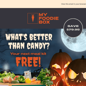 What's better than candy? FREE FOOD!