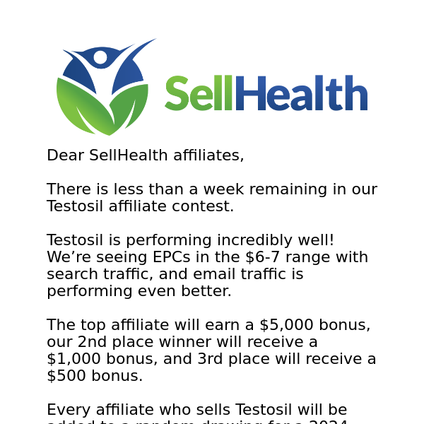 [SellHealth] Less than 1 week left!