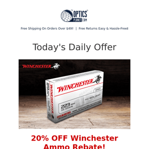 Take an Extra 20% Off Winchester Ammo!