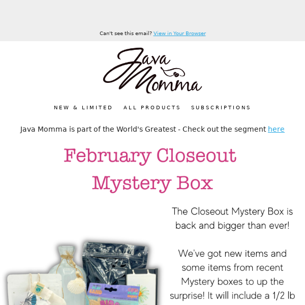 Unbox a Surprise! 🎁 The February Closeout Mystery Box is Here!