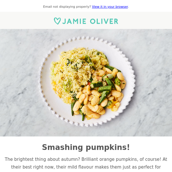 Dive into autumn with Jamie's pumpkin dishes