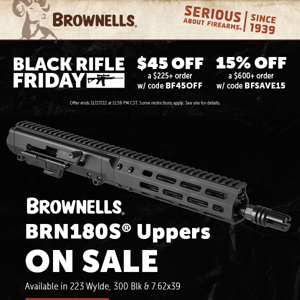 BRN180 Black Friday Savings