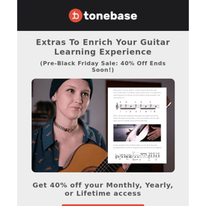 🎸 40% off + Guitar Mastery Bonuses (Don’t Miss These!)