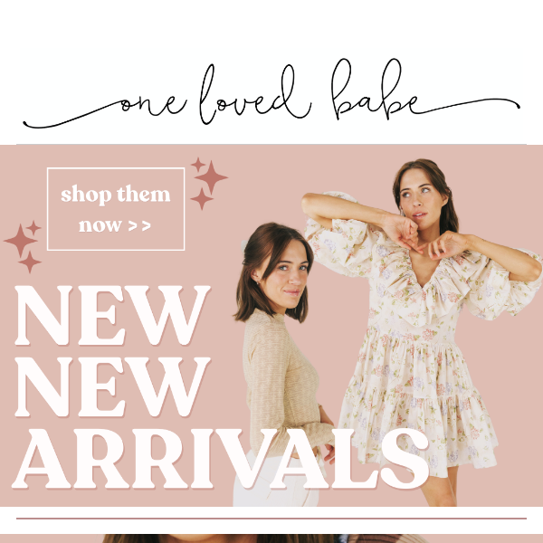 Ready for NEW ARRIVALS!? 🤍