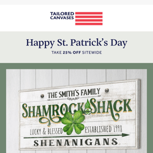 St. Patrick’s Day is coming…