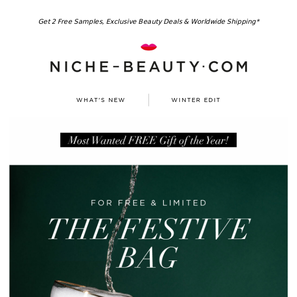 The Festive Bag – Most wanted free gift of the year.