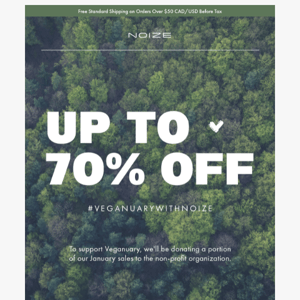 UP TO 70% OFF - VEGAN STYLES