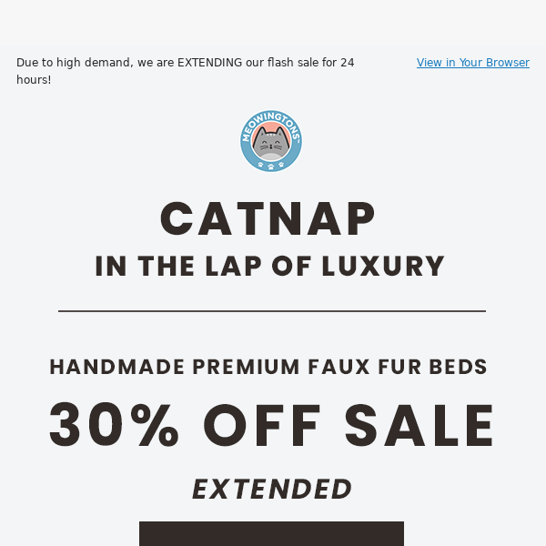 LAST CHANCE for 30% OFF Cat Beds⏰