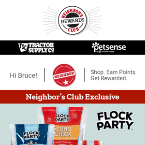 Earn 3x points on All Flock Party