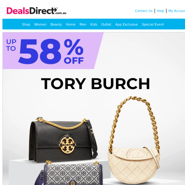 Tory Burch Bags Up To 58 Off 4 Days Only DealsDirect