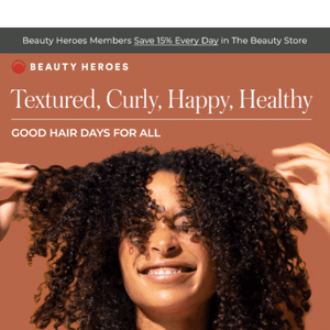 Our Textured + Curly Hair Hero products