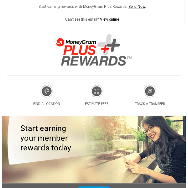 Start earning your member rewards today