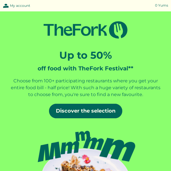 The Fork Uk, it's your lucky day!