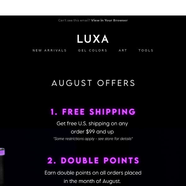 ENDS SOON - Double Loyalty Points