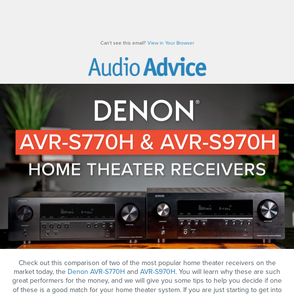 ✨Denon AVR-S770H & AVR-S970H Home Theater Receiver Comparison