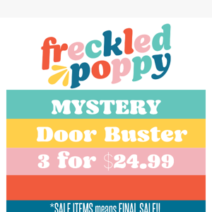 MYSTERY 3 for 24.97$ !! DOOR BUSTER EDITION! // MUST CLAIM 3!