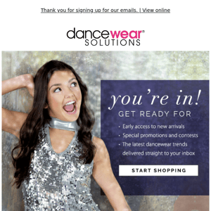 Welcome to Dancewear Solutions!