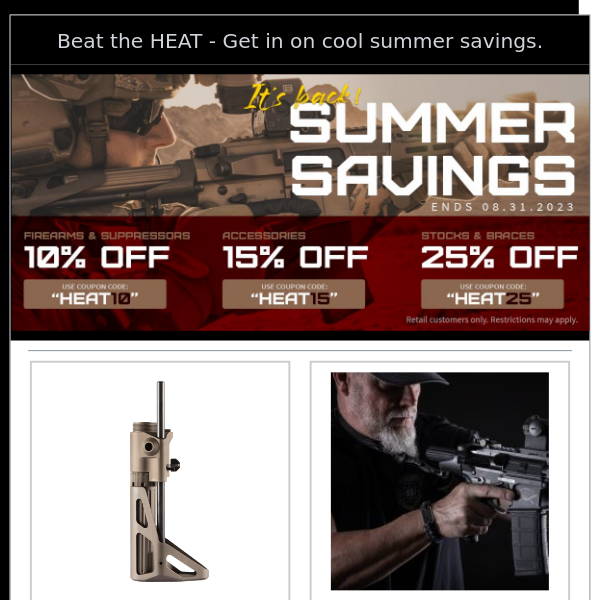 Summer Savings is BACK