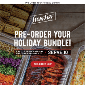 Pre - Order Your Holiday Bundle 🍽 😋