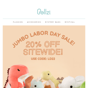 20% Off SITEWIDE 🐱 🐶 🧸