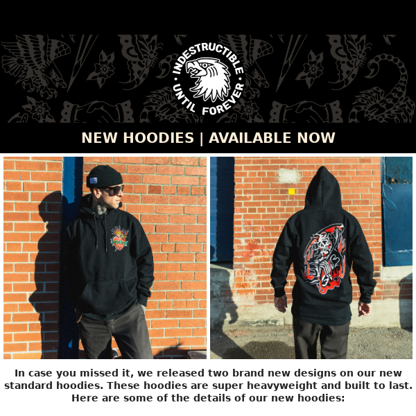 Did You Miss Our Newest Hoodies?