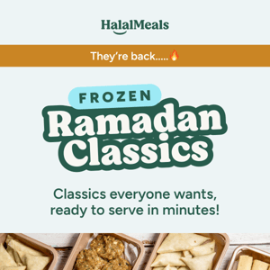 EASY Iftars with our Frozen Ramadan Classics! ❄️🙌🏽