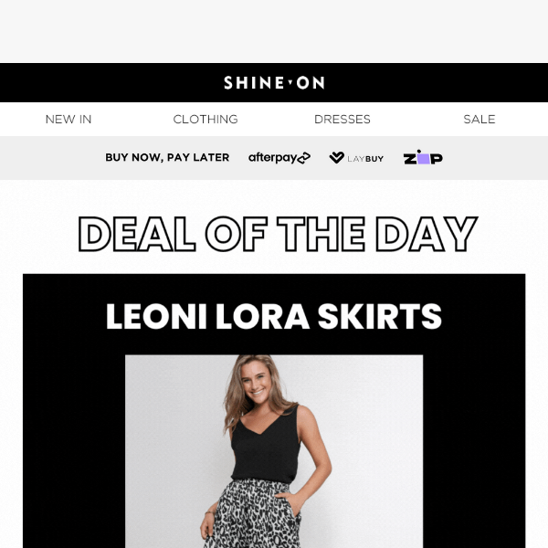 Leoni Lora Skirts NOW ONLY $49.95 🔥🔥🔥