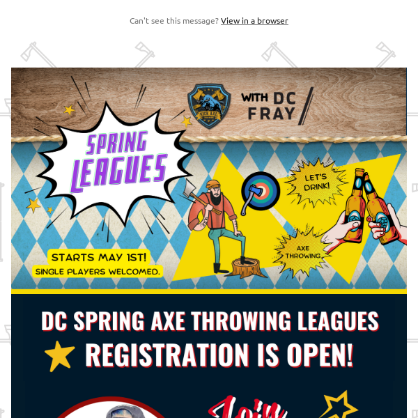 🪓KADC Spring Leagues - REGISTER NOW!