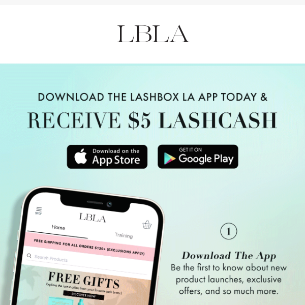 Unlock $5 Lash Cash NOW