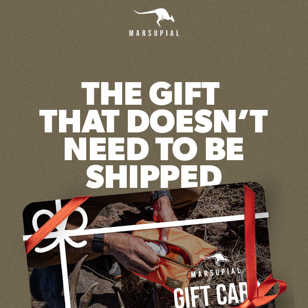 Give a gift card. Get a gift card.
